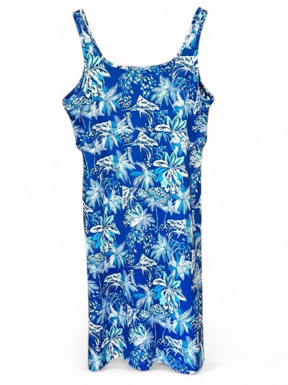 Columbia PFG Freezer Dress Swordfish Palm Print Size Large